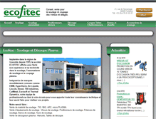 Tablet Screenshot of ecofitec.com